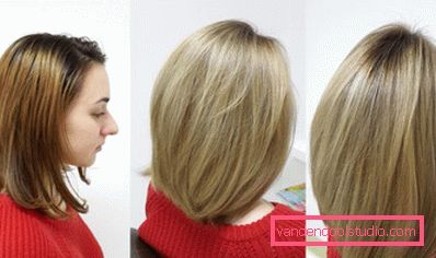 Evidenziando i capelli biondi - tendenze della moda e foto