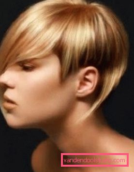 Taglio di capelli femminile modello per capelli corti Taglio di capelli modello femminile