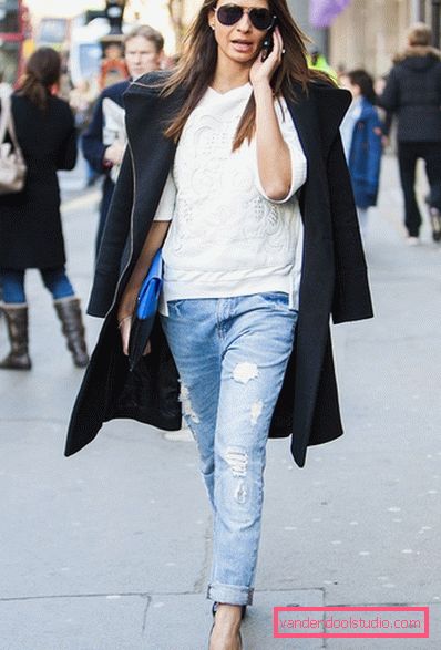 Boyfriends dei jeans delle donne alla moda 2019-2020 anni