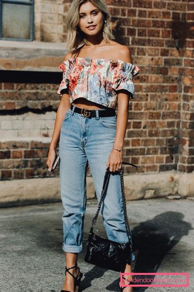 Boyfriends dei jeans delle donne alla moda 2019-2020 anni