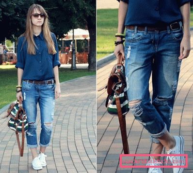 Boyfriends dei jeans delle donne alla moda 2019-2020 anni