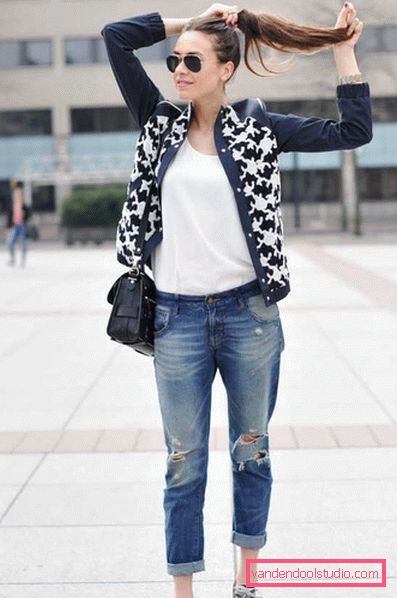 Boyfriends dei jeans delle donne alla moda 2019-2020 anni