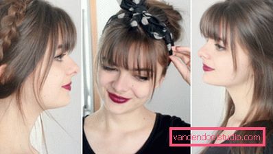 Acconciature alla moda e belle con frangia 2019