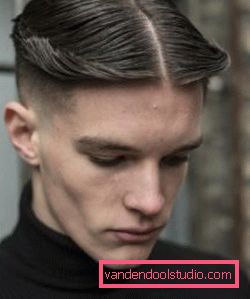 Acconciatura maschile con separazione Acconciature da uomo alla moda primavera-estate 2019