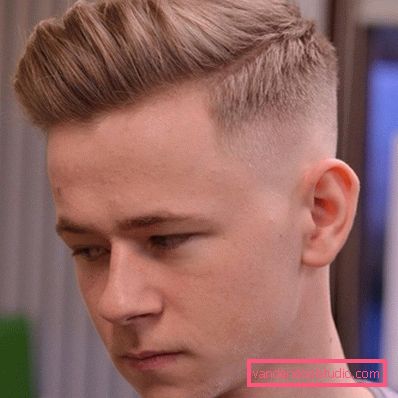 Acconciature alla moda sul lato per ragazzi con parting 2019