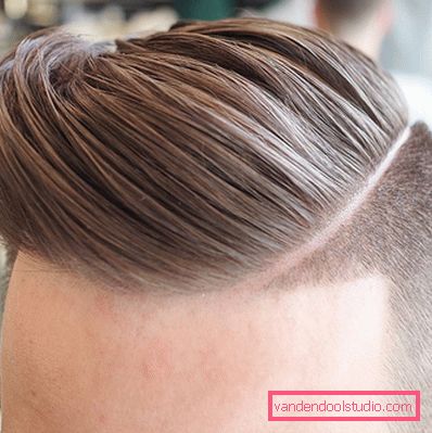 Acconciature alla moda sul lato per ragazzi con parting 2019