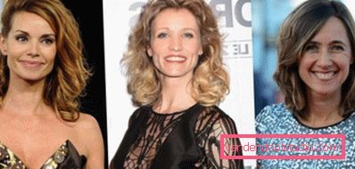 Tagli di capelli per le donne dopo 50 anni su capelli medi ricci Tagli di capelli alla moda per le donne dopo 50 anni a diverse lunghezze di capelli