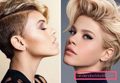 Eleganti tagli di capelli per i capelli corti 2019-2020 anni - foto