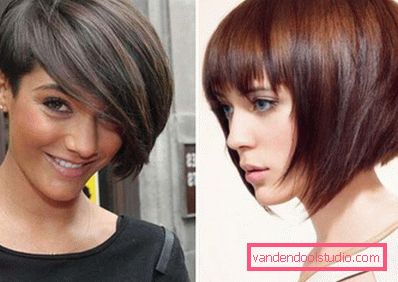 Eleganti tagli di capelli per i capelli corti 2019-2020 anni - foto
