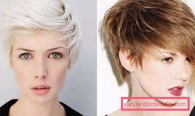 Eleganti tagli di capelli per i capelli corti 2019-2020 anni - foto