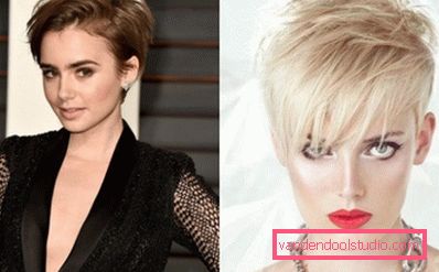 Eleganti tagli di capelli per i capelli corti 2019-2020 anni - foto