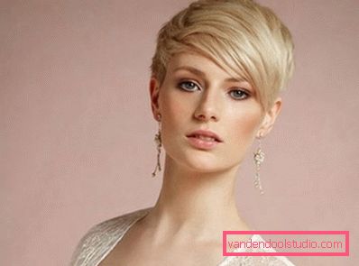Delicati tagli di capelli pixie