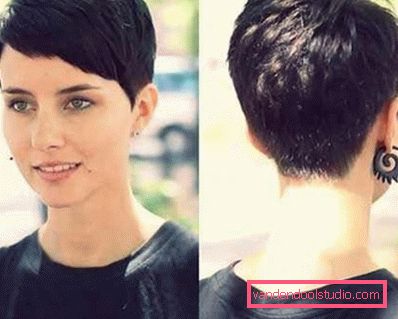 Delicati tagli di capelli pixie