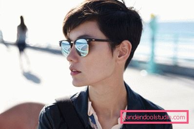 Delicati tagli di capelli pixie