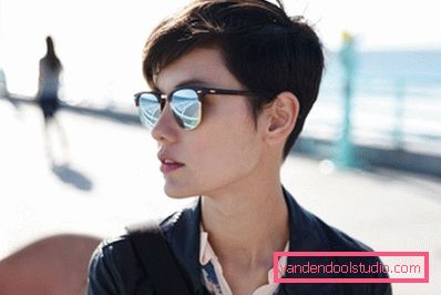 Delicati tagli di capelli pixie