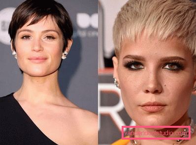Delicati tagli di capelli pixie