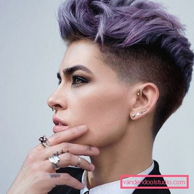 Delicati tagli di capelli pixie