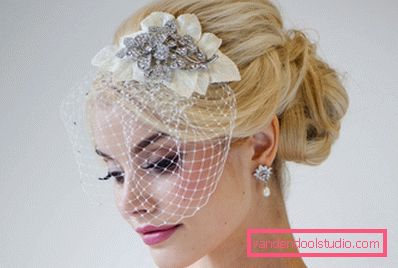 Capelli corti di belle acconciature da sposa 2017 Tendenze moda in acconciature da sposa 2019