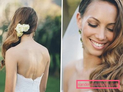 Capelli lunghi di acconciature da sposa 2017 Tendenze moda in acconciature da sposa 2019