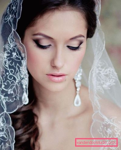 Acconciature da sposa con velo 2017 Tendenze moda in acconciature da sposa 2019