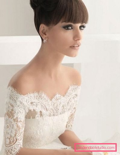 Acconciature da sposa 2017 capelli lunghi Tendenze moda in acconciature da sposa 2019