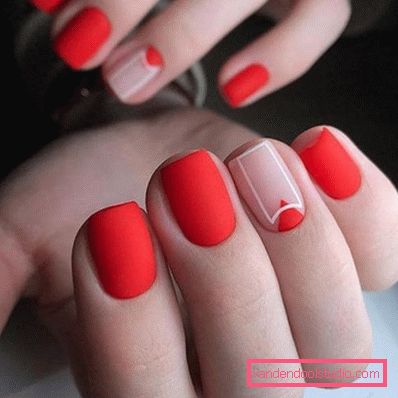 Elegante manicure geometrica 2019-2020 anni