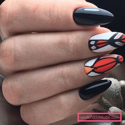 Elegante manicure geometrica 2019-2020 anni