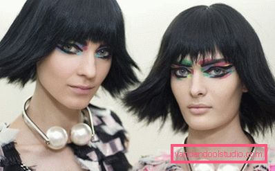 trucco futuristico trucco futuristico