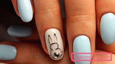 Deliziosa manicure con strass 2019-2020