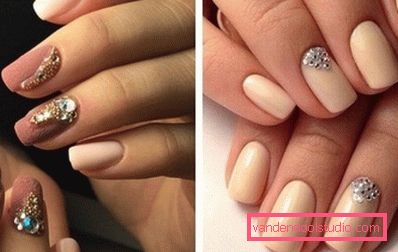 Deliziosa manicure con strass 2019-2020