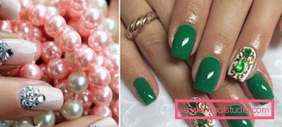Deliziosa manicure con strass 2019-2020