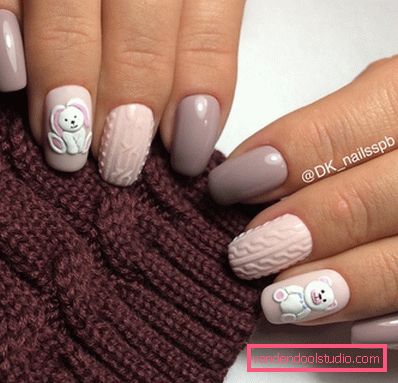 Design adorabile per unghie invernali 2019-2020