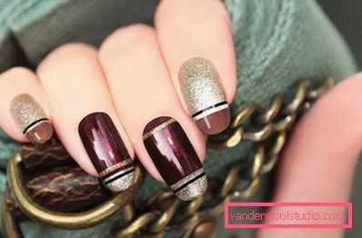 Lussuoso nuovo anno Manicure 2020