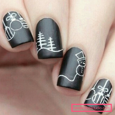 Lussuoso nuovo anno Manicure 2020