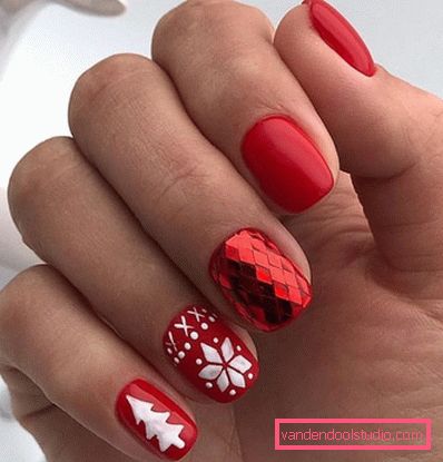Lussuoso nuovo anno Manicure 2020