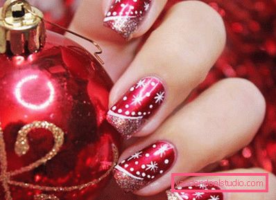 Lussuoso nuovo anno Manicure 2020
