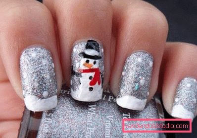 Lussuoso nuovo anno Manicure 2020