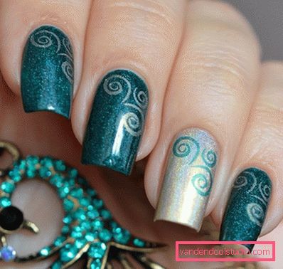Lussuoso nuovo anno Manicure 2020