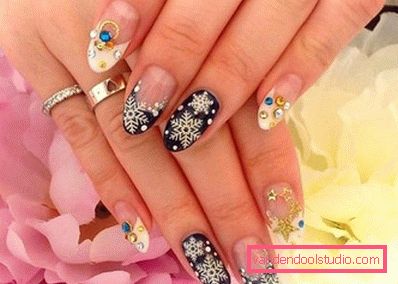 Lussuoso nuovo anno Manicure 2020