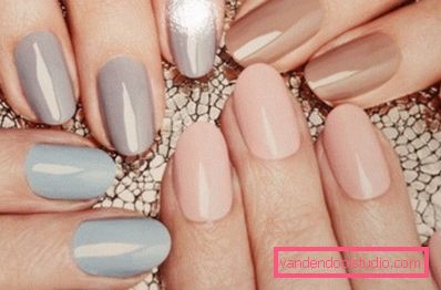 Delicata manicure pastello 2019-2020 anni