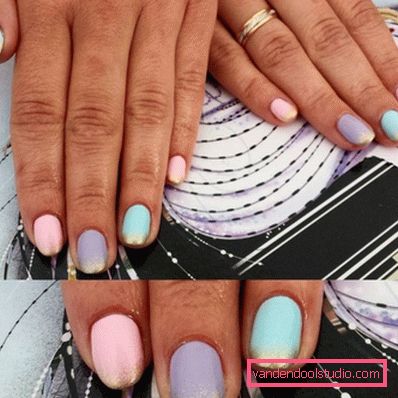 Delicata manicure pastello 2019-2020 anni