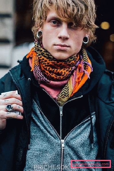 Acconciatura maschile Grunge - stile per ragazzi e uomini