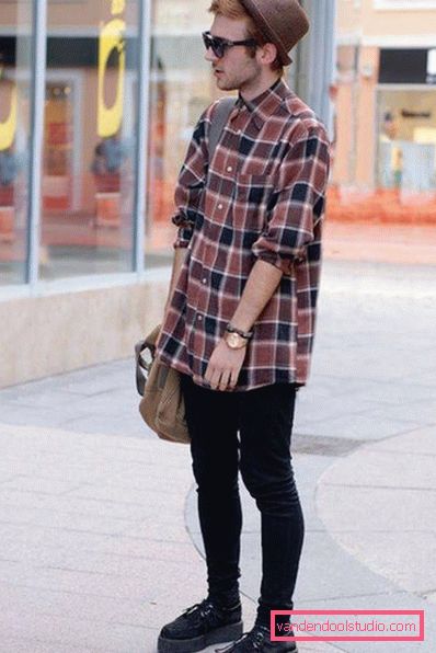 Acconciatura maschile Grunge - stile per ragazzi e uomini