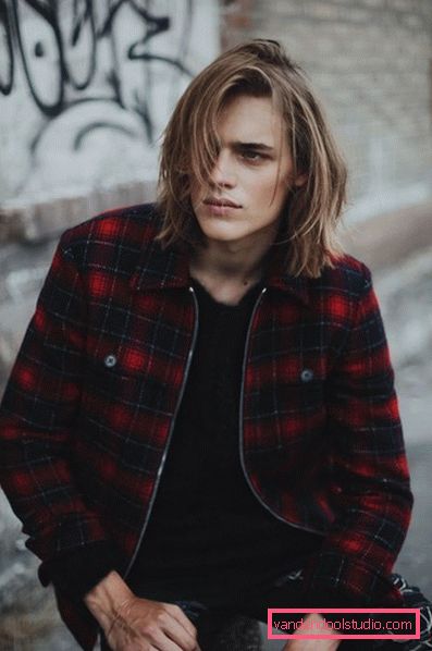 Acconciatura maschile Grunge - stile per ragazzi e uomini