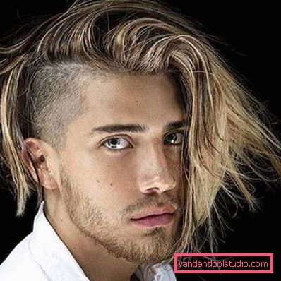 Acconciatura da uomo tagliata su capelli corti e medi