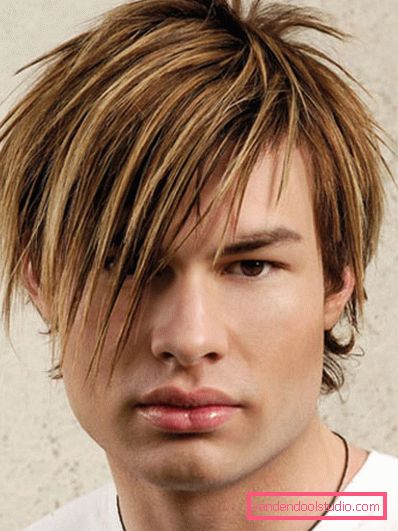 Tagli per capelli da uomo per capelli duri - foto di capelli