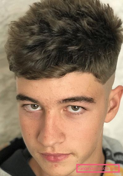 Tagli per capelli da uomo per capelli duri - foto di capelli