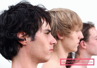 Tagli per capelli da uomo per capelli duri - foto di capelli