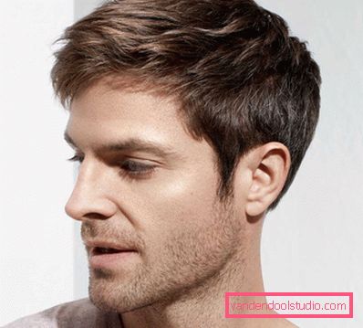 Tagli per capelli da uomo per capelli duri - foto di capelli