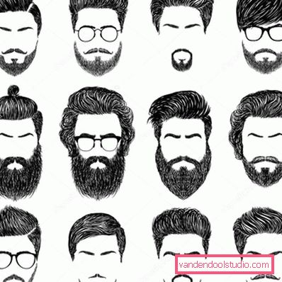 Tagli di capelli da uomo con la barba - foto di acconciature corte e lunghe